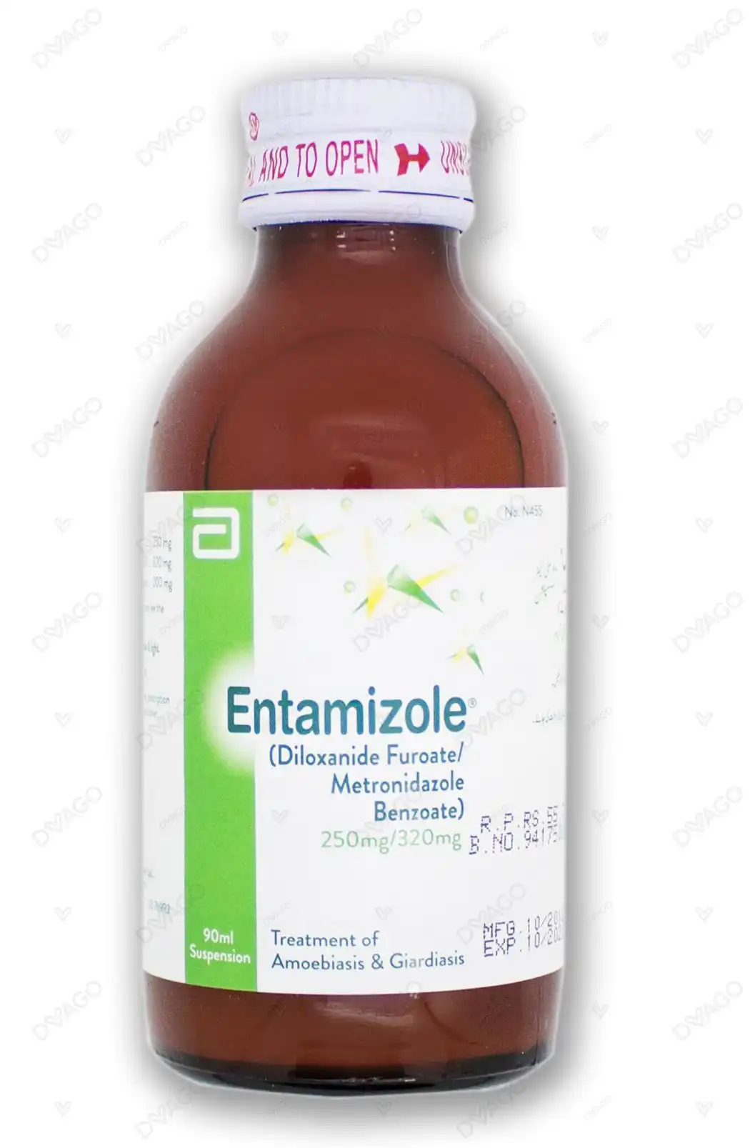 Entamizole 250mg/200mg Suspension 90ml